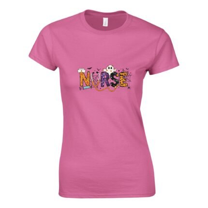 Nurse Halloween T-Shirt – Women’s Gildan® 64000L – Comfortable & Eco-Friendly