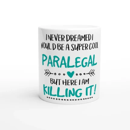 Leaf me alone I’m brewing – Teal Typography Ceramic Mug for Coffee & Tea Lovers